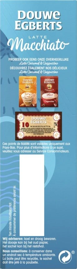 Douwe Egberts Verwenkoffie Latte Macchiato Oploskoffie - 5 X 8 Zakjes -Koffie/Drankjes Winkel 343x1200 2