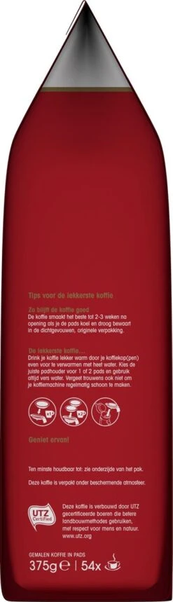Douwe Egberts Aroma Rood Koffiepads - 4 X 54 Pads -Koffie/Drankjes Winkel 345x1200