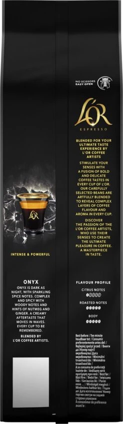 L'OR Espresso Onyx Koffiebonen (12) - 4 X 500 Gram 14 L'OR Espresso Onyx Koffiebonen (12) - 4 X 500 Gram -Koffie/Drankjes Winkel 349x1200