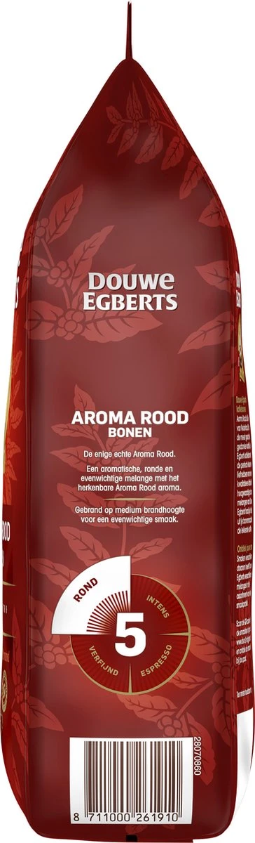 Douwe Egberts Aroma Rood Koffiebonen - 6 X 500 Gram 7 Douwe Egberts Aroma Rood Koffiebonen - 6 X 500 Gram - Afbeelding 5