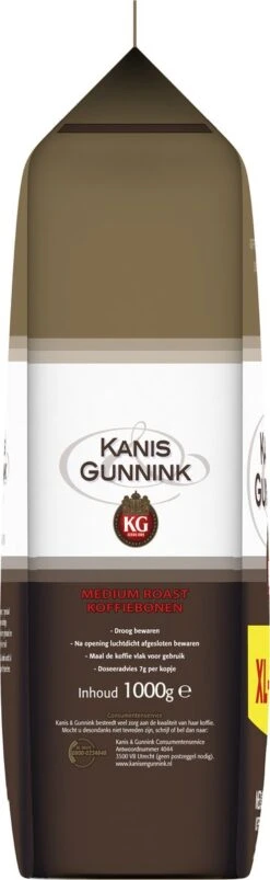 Kanis & Gunnink Medium Roast Koffiebonen - 4 X 1000 Gram - Voordeelverpakking 11 Kanis & Gunnink Medium Roast Koffiebonen - 4 X 1000 Gram - Voordeelverpakking -Koffie/Drankjes Winkel 369x1200 1