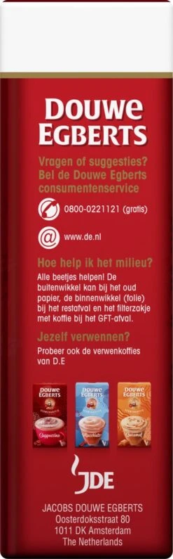 Douwe Egberts Aroma Rood Filterkoffie - 24 X 250 Gram -Koffie/Drankjes Winkel 373x1200 1