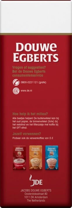 Douwe Egberts Aroma Rood Filterkoffie - 6 X 500 Gram -Koffie/Drankjes Winkel 420x1200 2