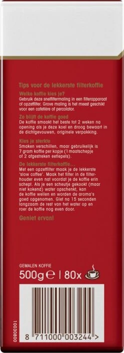 Douwe Egberts Aroma Rood Filterkoffie - Dubbelpak 6 X 1000 Gram -Koffie/Drankjes Winkel 423x1200