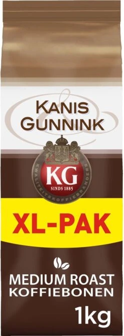 Kanis & Gunnink Medium Roast Koffiebonen - 4 X 1000 Gram - Voordeelverpakking 14 Kanis & Gunnink Medium Roast Koffiebonen - 4 X 1000 Gram - Voordeelverpakking -Koffie/Drankjes Winkel 443x1200