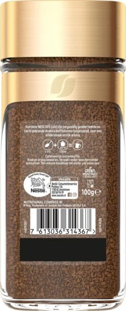 Nescafé Gold Decafé Oploskoffie - 6 Potten à 100 Gram -Koffie/Drankjes Winkel 488x1200