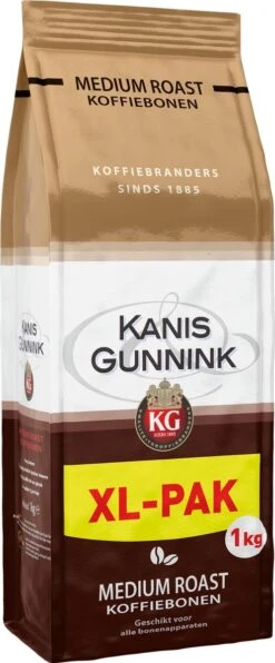 Kanis & Gunnink Medium Roast Koffiebonen - 4 X 1000 Gram - Voordeelverpakking 13 Kanis & Gunnink Medium Roast Koffiebonen - 4 X 1000 Gram - Voordeelverpakking -Koffie/Drankjes Winkel 497x1200
