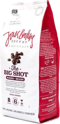 Jones Brothers Coffee The Big Shot Koffiebonen - 6 X 500 Gram -Koffie/Drankjes Winkel 586x1200