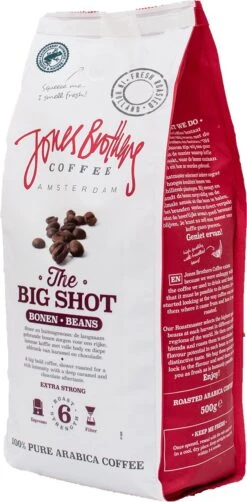 Jones Brothers Coffee The Big Shot Koffiebonen - 6 X 500 Gram -Koffie/Drankjes Winkel 591x1200