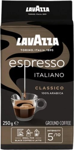Lavazza Espresso Italiano Classico Gemalen / Filterkoffie - 8 X 250 Gram 13 Lavazza Espresso Italiano Classico Gemalen / Filterkoffie - 8 X 250 Gram -Koffie/Drankjes Winkel 592x1200