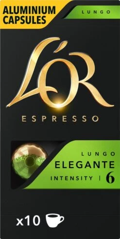 L'OR Lungo Elegante Koffiecups - Intensiteit 6/12 - 10 X 10 Capsules -Koffie/Drankjes Winkel 606x1200 1