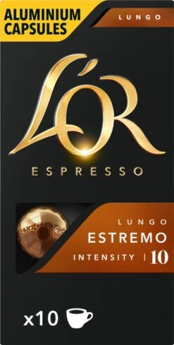 L'OR Lungo Estremo Koffiecups - Intensiteit 10/12 - 10 X 10 Capsules 22 L'OR Lungo Estremo Koffiecups - Intensiteit 10/12 - 10 X 10 Capsules -Koffie/Drankjes Winkel 606x1200 4