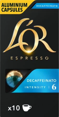 L'OR Espresso Decaffeinato Koffiecups - Intensiteit 6/12 - 10 X 10 Capsules -Koffie/Drankjes Winkel 607x1200 10
