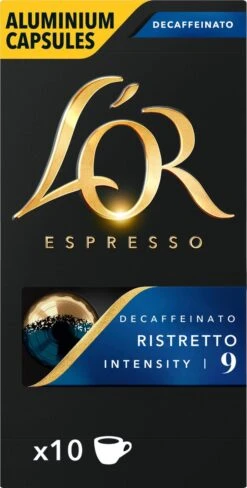 L'OR Espresso Ristretto Decaffeinato - Intensiteit 9/12 - 10 X 10 Capsules -Koffie/Drankjes Winkel 607x1200 8