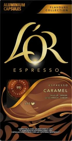 L'OR Espresso Caramel Koffiecups - 10 X 10 Capsules -Koffie/Drankjes Winkel 611x1200 3
