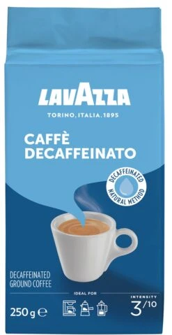 Lavazza Caffe Decaffeinato Filterkoffie - 250 Gram X8 -Koffie/Drankjes Winkel 619x1200