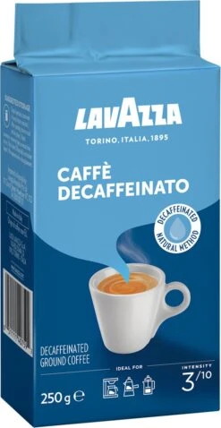 Lavazza Caffe Decaffeinato Filterkoffie - 250 Gram X8 -Koffie/Drankjes Winkel 620x1200 1