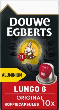 Douwe Egberts Lungo Original Koffiecups - Intensiteit 6/12 - 10 X 10 Capsules -Koffie/Drankjes Winkel 643x1200 7