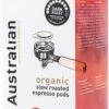 Australian Espresso Pods Dark Roast -4 X 18 Stuks- UTZ Organic -Koffie/Drankjes Winkel 656x1200