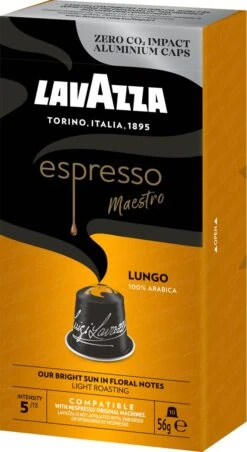 Lavazza Espresso Lungo - Aluminium Nespresso Capsules - 10 Stuks -Koffie/Drankjes Winkel 656x1200 3