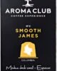 Aroma Club - Nespresso Compatible Capsules (120 St.) - No. 2 Smooth James - Intensiteit 3/5 - Espresso & Lungo - 100% Aluminium Koffiecups -Koffie/Drankjes Winkel 661x1200