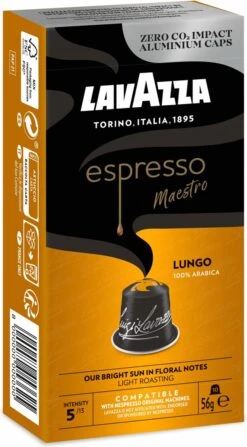 Lavazza Espresso Lungo - Aluminium Nespresso Capsules - 10 Stuks -Koffie/Drankjes Winkel 663x1200 3