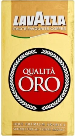 Lavazza Qualita Oro Gemalen / Filterkoffie - 250 Gram Krimp X20 -Koffie/Drankjes Winkel 666x1200