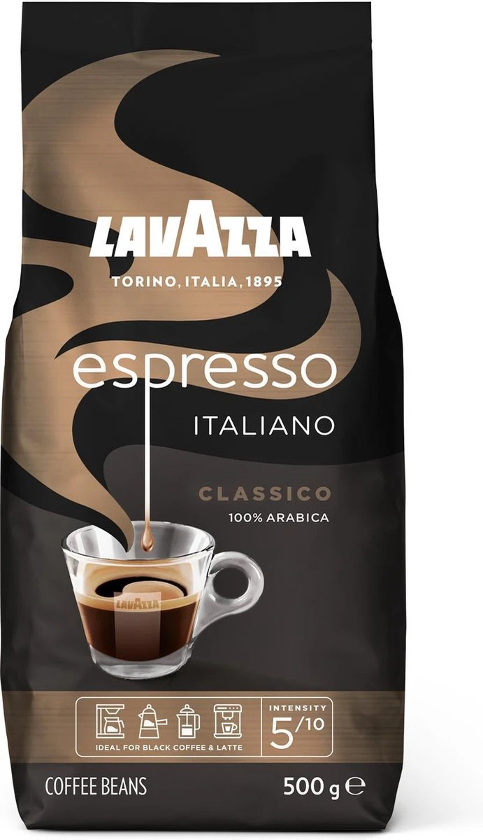 Lavazza Espresso Italiano Classico Koffiebonen - 500 Gram X6 8 Lavazza Espresso Italiano Classico Koffiebonen - 500 Gram X6 - Afbeelding 6