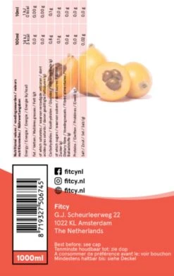 Fitcy | Koffiesiroop | Amaretto | Barista Syrup | Zero | Vegan | Vetvrij | Suikervrij | Keto-vriendelijk | Koffie | Siroop | MET DOSEERPOMP | 1L -Koffie/Drankjes Winkel 757x1200