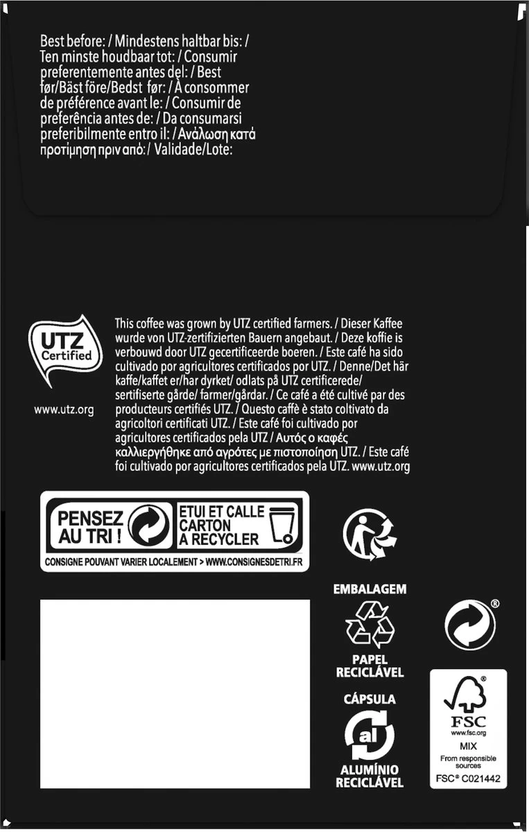 L'OR Espresso Ristretto Koffiecups - Intensiteit 11/12 - 4 X 40 Capsules 9 L'OR Espresso Ristretto Koffiecups - Intensiteit 11/12 - 4 X 40 Capsules - Afbeelding 7