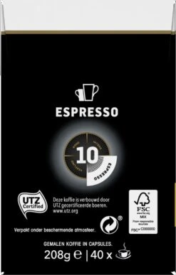 Douwe Egberts Espresso Krachtig (10) - 5 X 40 Koffiecups 20 Douwe Egberts Espresso Krachtig (10) - 5 X 40 Koffiecups -Koffie/Drankjes Winkel 765x1200 2