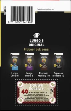 Douwe Egberts Lungo Original Koffiecups (6) - 5 X 40 Koffiecups -Koffie/Drankjes Winkel 770x1200 5