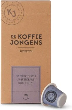 Biologisch Afbreekbare Koffiecups - Ristretto 60x - De Koffiejongens