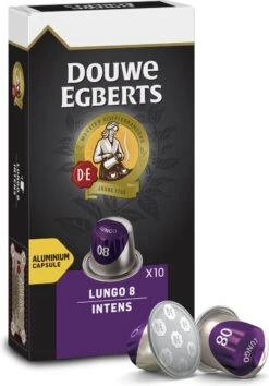 Douwe Egberts Lungo Intens Koffiecups - Intensiteit 8/12 - 10 X 10 Capsules -Koffie/Drankjes Winkel 837x1200 1
