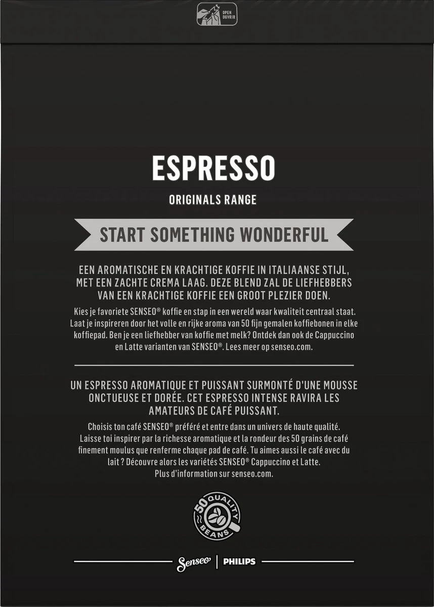 Senseo Espresso Koffiepads - 9/9 Intensiteit - 10 X 36 Pads 4 Senseo Espresso Koffiepads - 9/9 Intensiteit - 10 X 36 Pads - Afbeelding 2