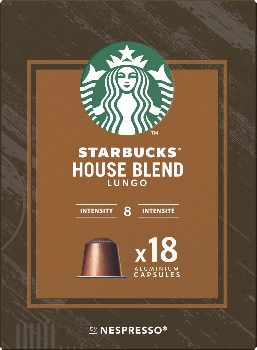 Starbucks By Nespresso Capsules Medium House Blend - 7 Doosjes à 18 Koffiecups 5 Starbucks By Nespresso Capsules Medium House Blend - 7 Doosjes à 18 Koffiecups - Afbeelding 3