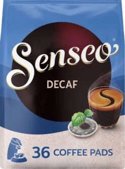 Senseo Decaf Koffiepads - 5/9 Intensiteit - 10 X 36 Pads -Koffie/Drankjes Winkel 888x1200