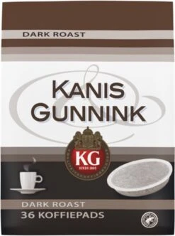 Kanis & Gunnink Dark Roast Koffiepads - 10 X 36 Pads -Koffie/Drankjes Winkel 894x1200 1