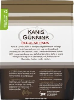 Kanis & Gunnink Regular Koffiepads - 10 X 36 Pads -Koffie/Drankjes Winkel 895x1200 1