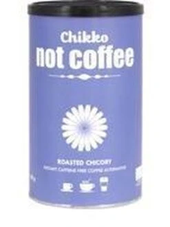 Chikko - Biologische Caffeïnevrije Koffievervanger - Geroosterde Cichorei -Roasted Chicory - 150 G -Koffie/Drankjes Winkel 898x1200