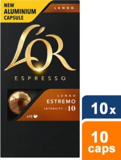 L'OR Lungo Estremo Koffiecups - Intensiteit 10/12 - 10 X 10 Capsules 25 L'OR Lungo Estremo Koffiecups - Intensiteit 10/12 - 10 X 10 Capsules -Koffie/Drankjes Winkel 909x1200 7