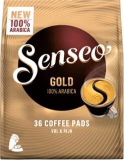 Senseo Gold Koffiepads - 5/9 Intensiteit - 10 X 36 Pads 23 Senseo Gold Koffiepads - 5/9 Intensiteit - 10 X 36 Pads -Koffie/Drankjes Winkel 925x1200