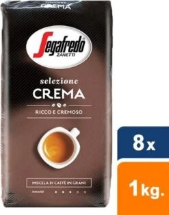 Segafredo Selezione Crema Koffiebonen - 8 X 1 Kg -Koffie/Drankjes Winkel 943x1200 1
