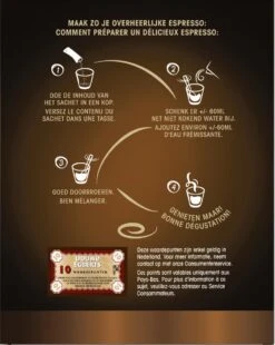 Douwe Egberts Espresso Sticks Oploskoffie - 6 X 25 Zakjes -Koffie/Drankjes Winkel 957x1200