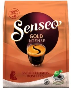 Senseo Gold Intense Koffiepads - 7/9 Intensiteit - 4 X 36 Pads -Koffie/Drankjes Winkel 966x1200