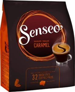 Senseo Caramel Koffiepads - 2/9 Intensiteit - 10 X 32 Pads -Koffie/Drankjes Winkel 973x1200