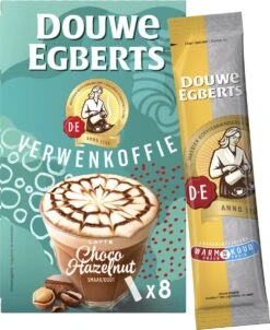 Douwe Egberts Latte Choco Hazelnut Oploskoffie - 5/9 Intensiteit - 5 X 8 Zakjes -Koffie/Drankjes Winkel 980x1200 1