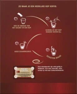 Douwe Egberts Aroma Rood Sticks Oploskoffie - 6 X 25 Zakjes -Koffie/Drankjes Winkel 981x1200