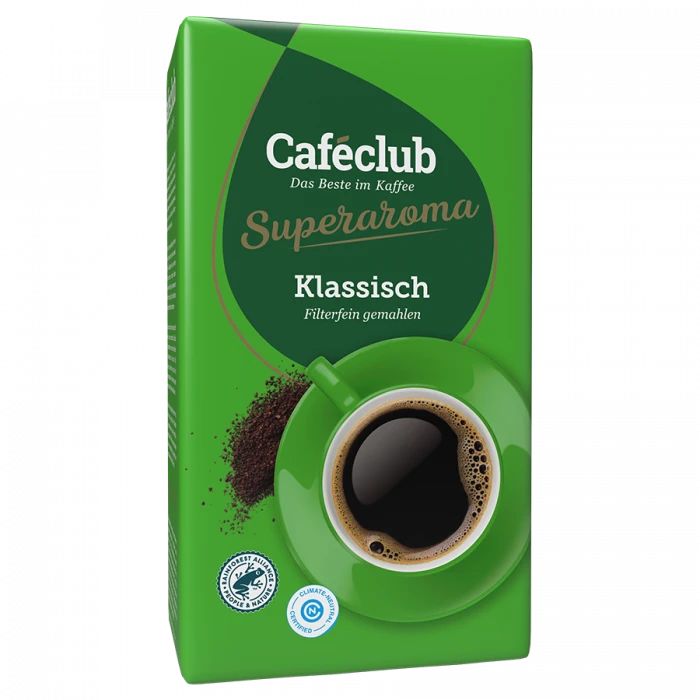 Caféclub Supercreme Klassisch Gemalen Koffie 500 G.