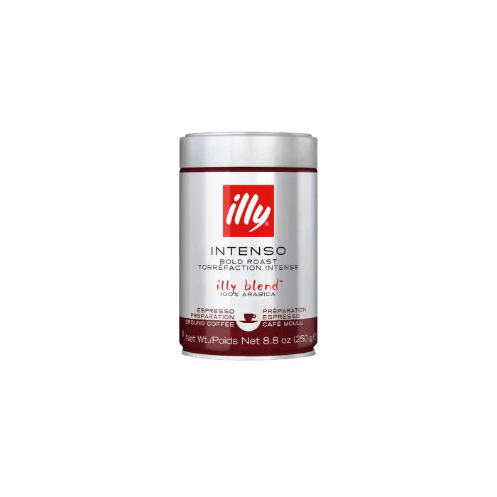 Illy Intenso Dark Roast Gemalen Koffie 250 G.